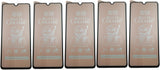 Five matte ceramic screen protectors.
