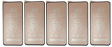 Five matte ceramic screen protectors.
