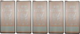 Five matte ceramic screen protectors.