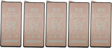 Five matte ceramic screen protectors.