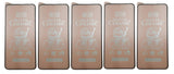 Five matte ceramic screen protectors.