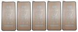 Five matte ceramic screen protectors.
