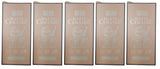 Five matte ceramic screen protectors.
