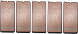 Five matte ceramic screen protectors.