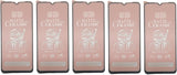 Five matte ceramic screen protectors.