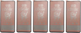 Five matte ceramic screen protectors.
