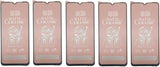 Five matte ceramic screen protectors.