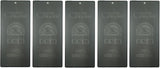 Five matte ceramic screen protectors.