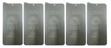 Five matte ceramic screen protectors.