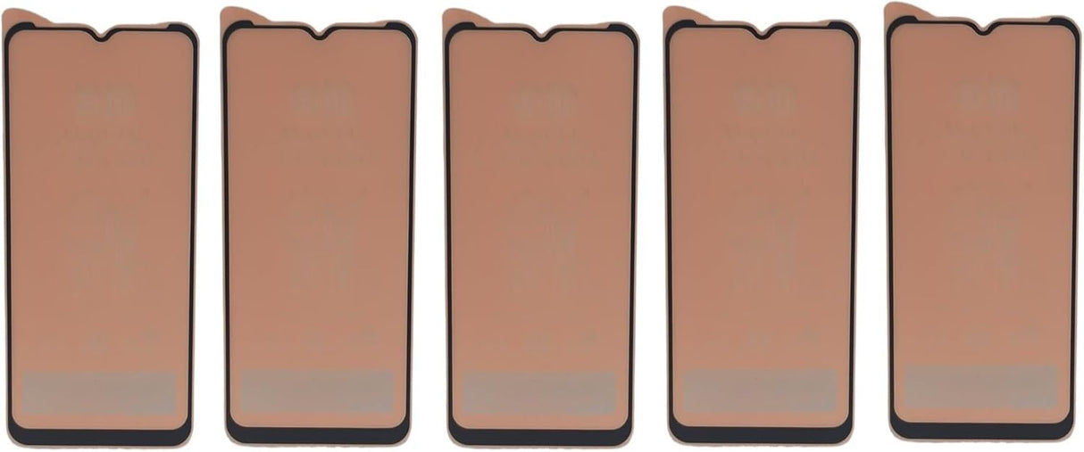 Five smartphone screen protectors.