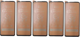 Five smartphone screen protectors.