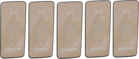 Five smartphone screen protectors.