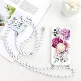 a phone case with flowers on it