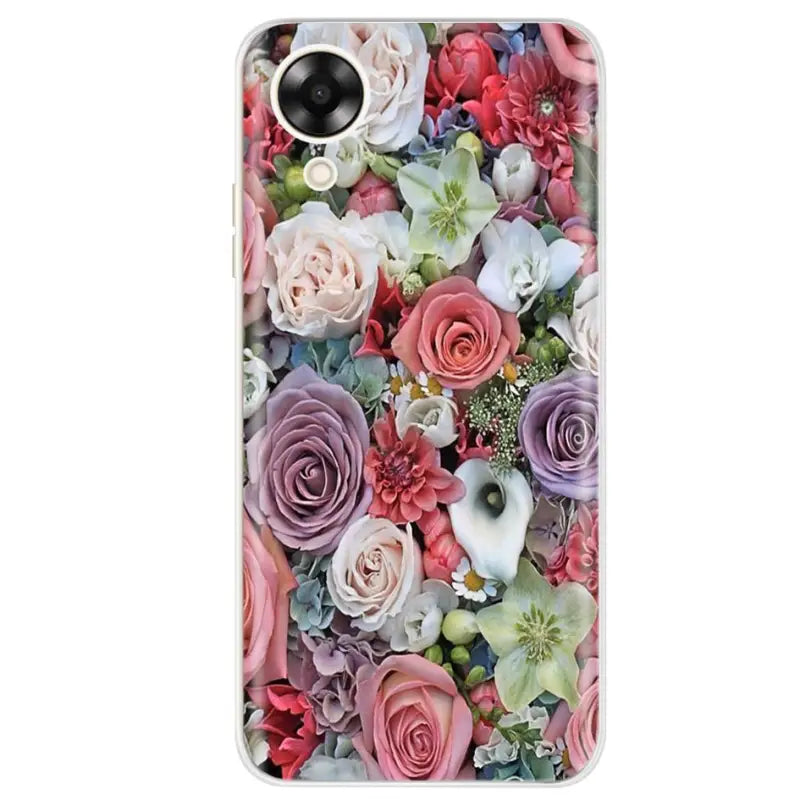 flower pattern back cover for htc h9