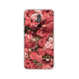 red flowers case for motorola z3