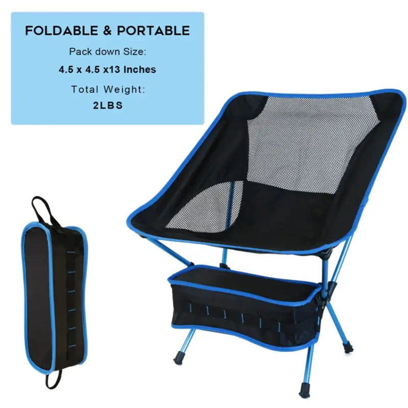 foldable folding camping chair with carry bag