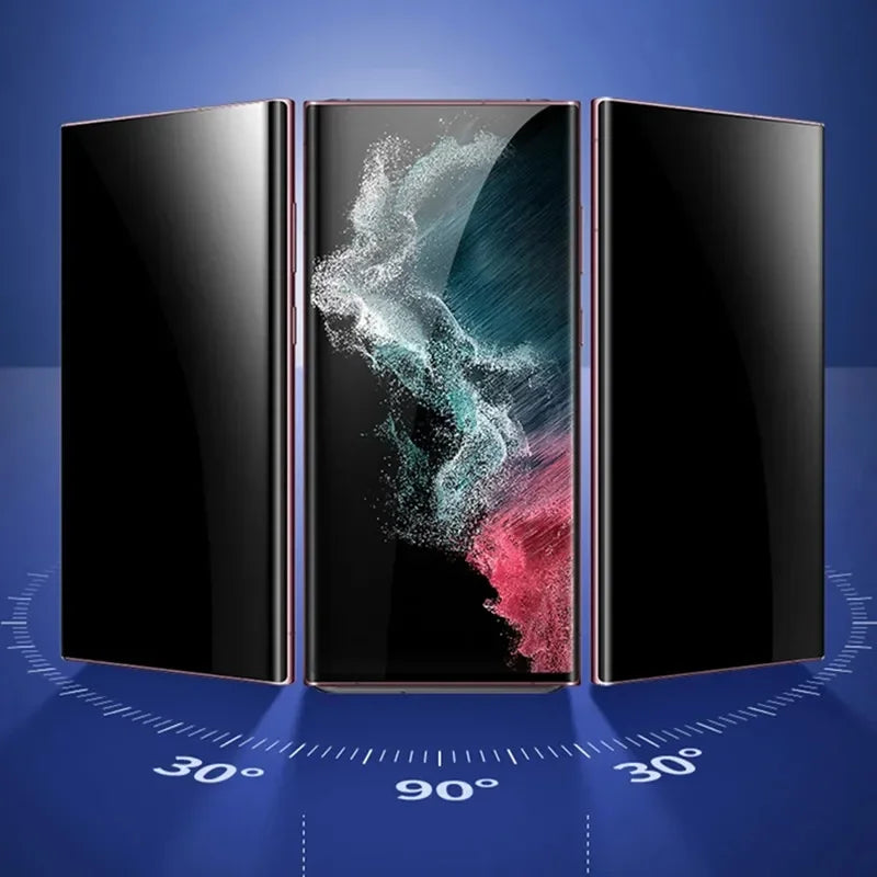 Foldable smartphone with a dynamic splash screen displaying water and color effects.