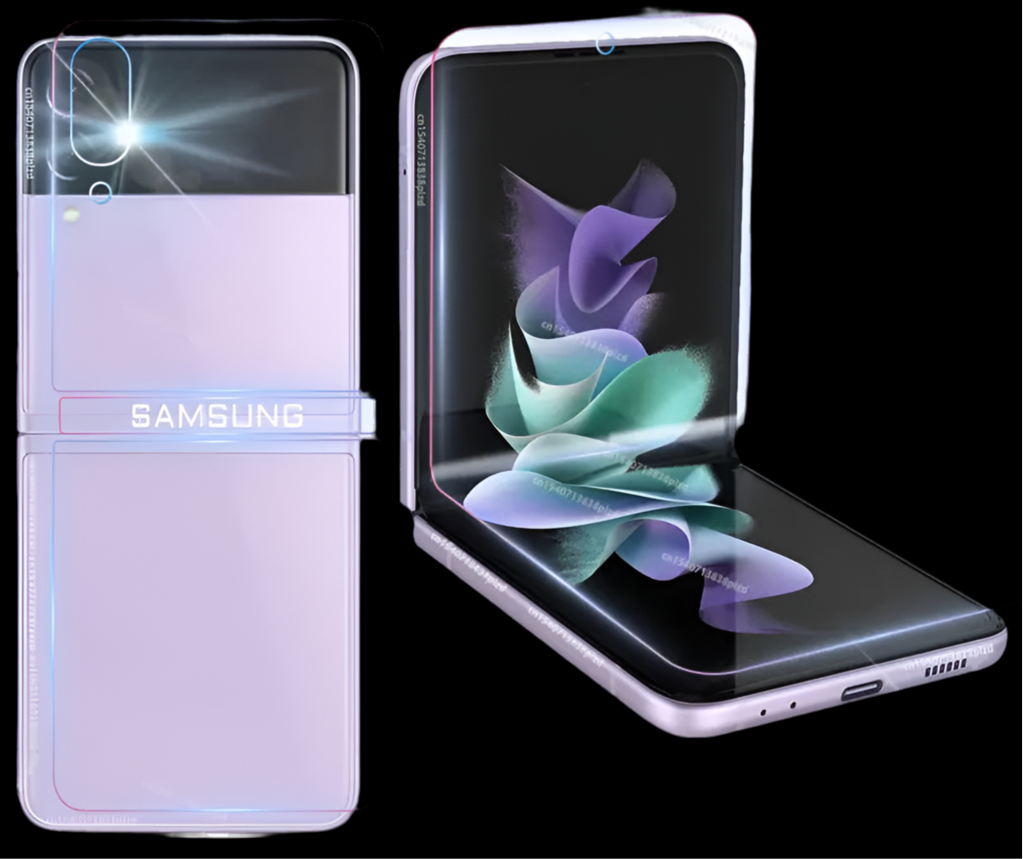 Diamantfolie für Samsung Galaxy Z Fold 4 5G Displayschutzfolie Flip 3 2 Vorderseite Rückseite Fold4 Fold3 Fold2