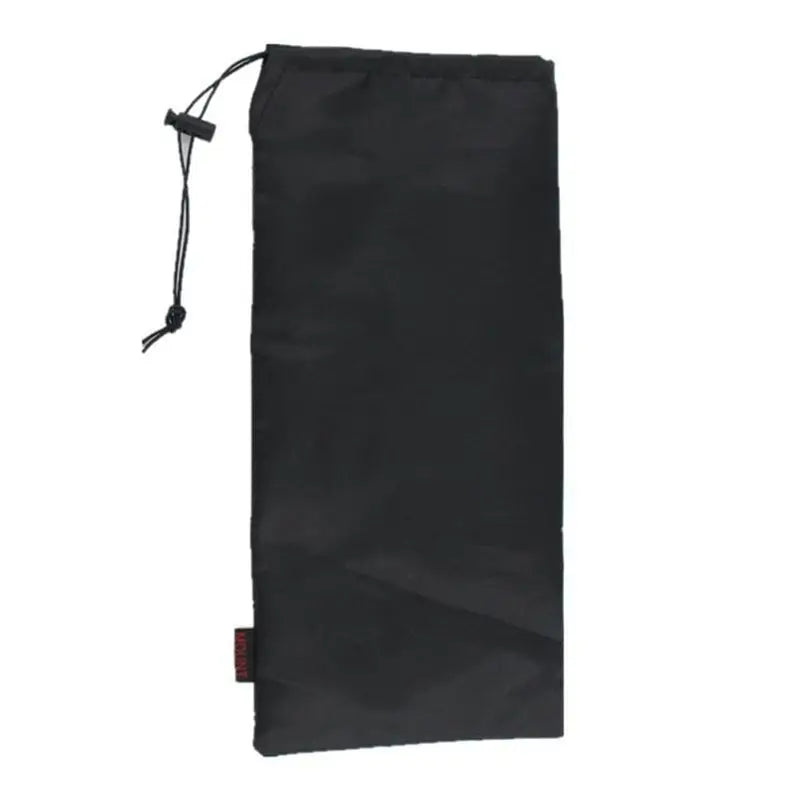 a black bag with a draws