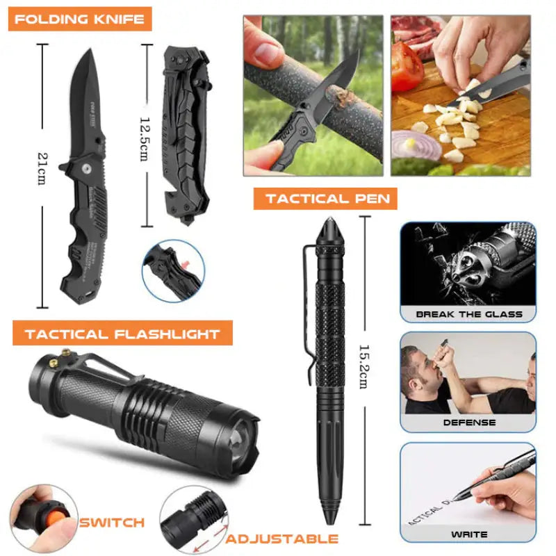 tactical flashlight with led