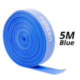 a blue elastic tape with the word’ble’on it