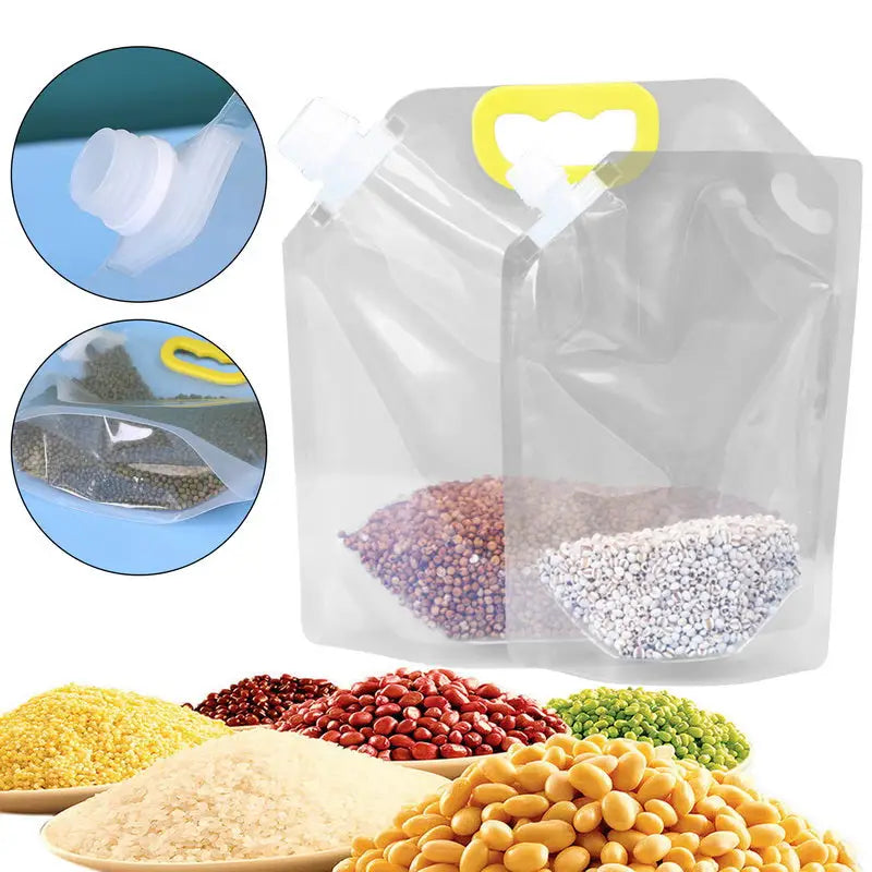 there are a bunch of different types of food in a bag