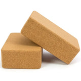 a pair of cork cork blocks