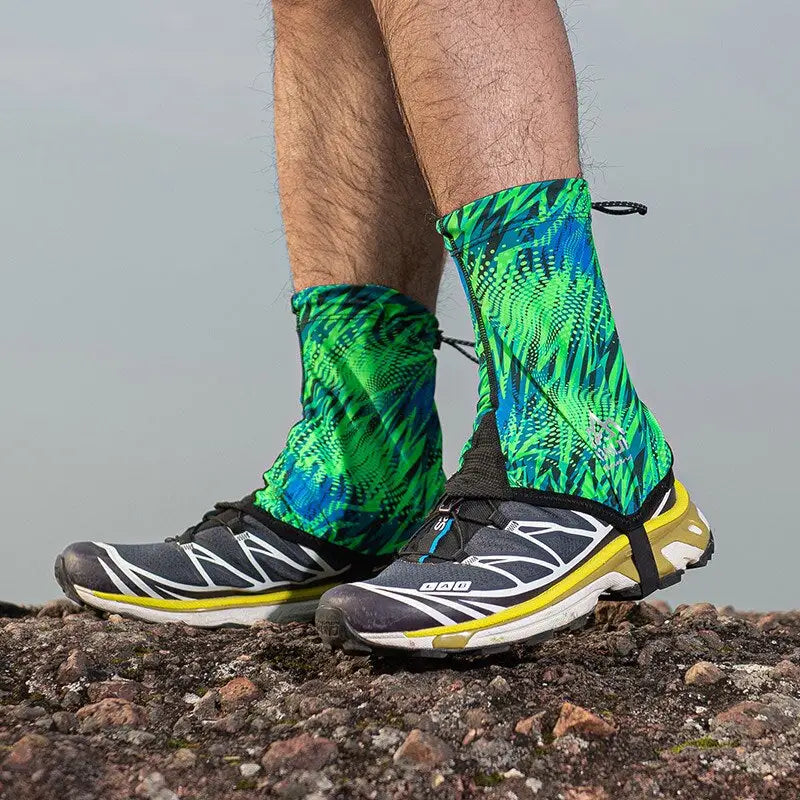 a man wearing a pair of running socks