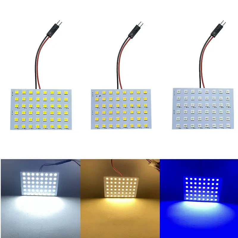 a set of four different color leds with wires