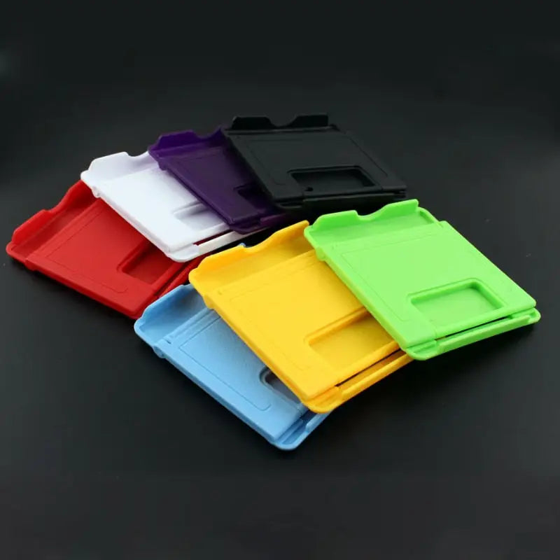 a set of four plastic phone cases