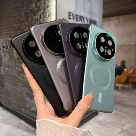 Four colorful phone cases.