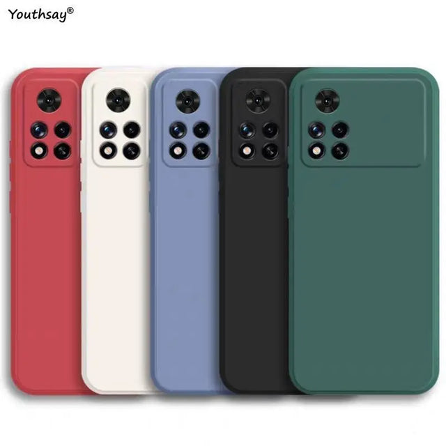 the four colors of the new iphone 11 series cases are shown