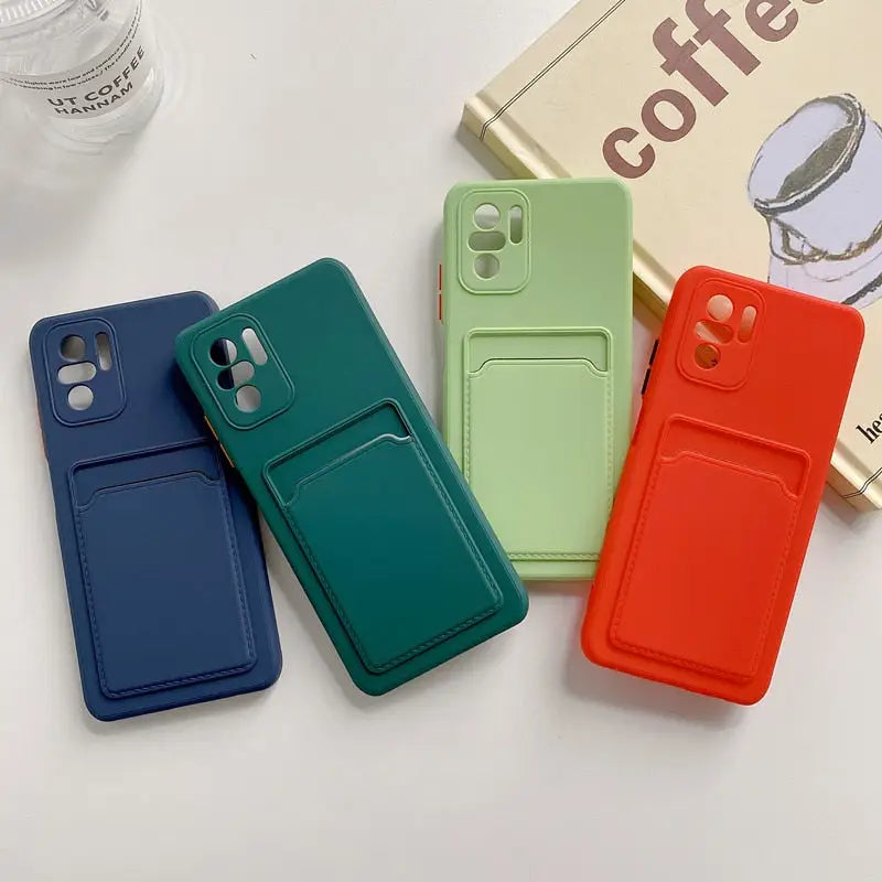 four colors of leather case for iphone