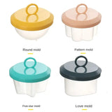 the four colors of the plastic container