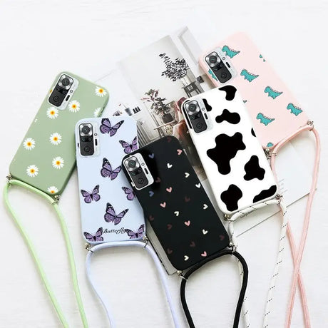 a phone case with a cow pattern on it