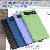 Four smartphone cases in different colors (black, blue, purple, and green) arranged in a fan-like display.