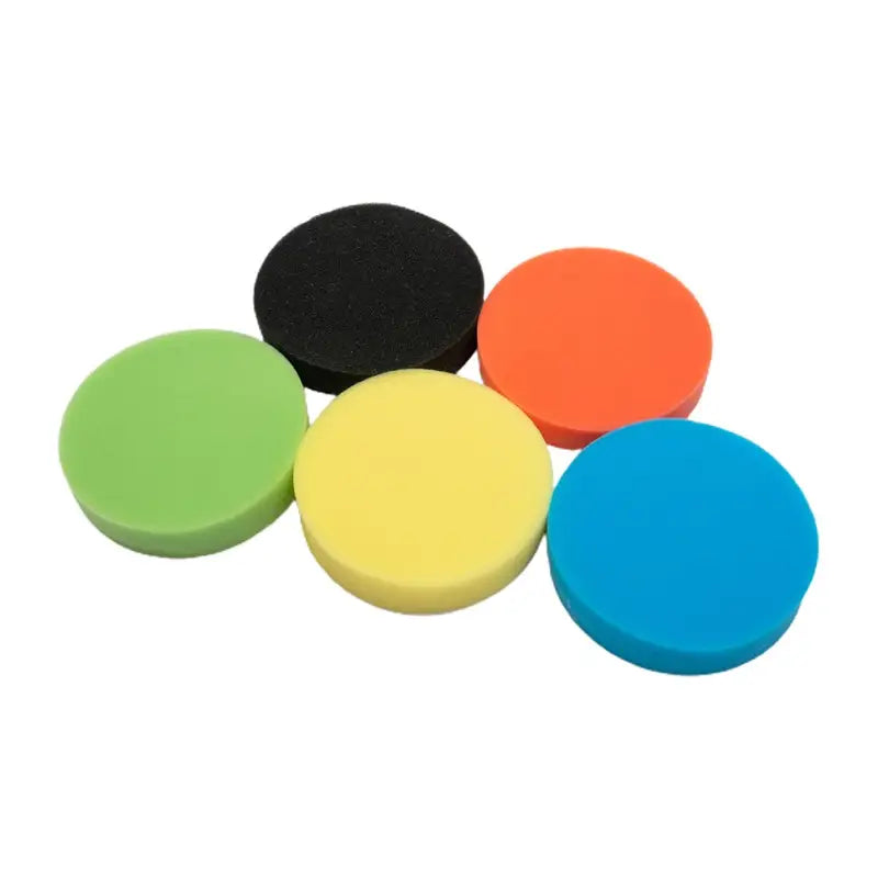 a set of four sponges with different colors