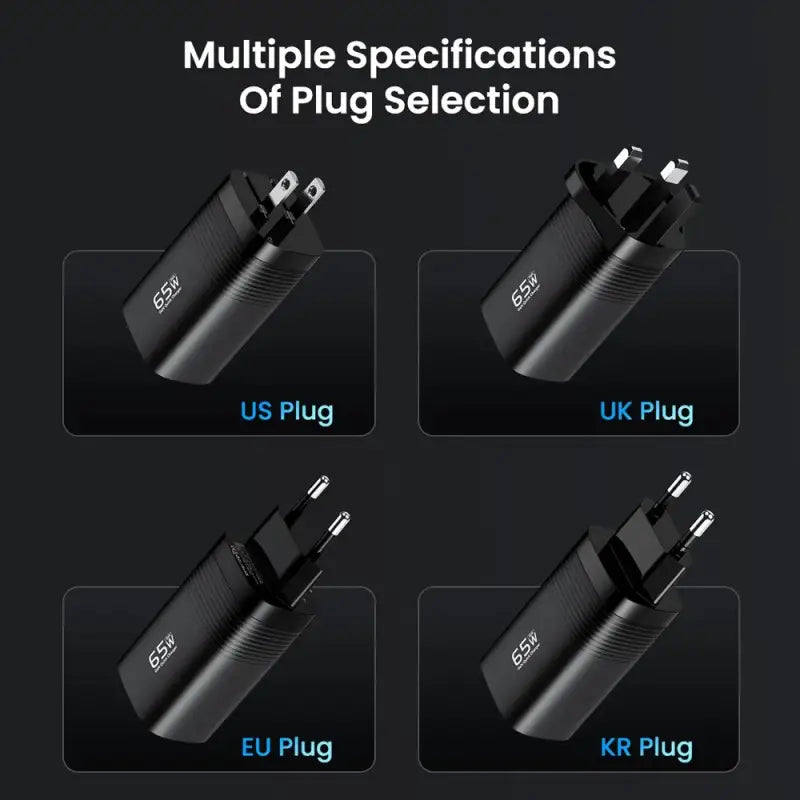 The four different types of plugs