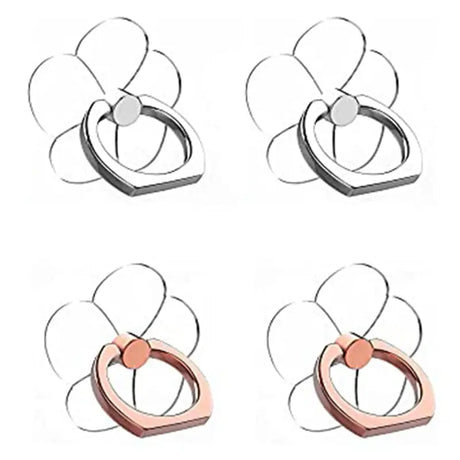 4 pcs copper metal ring with copper plated