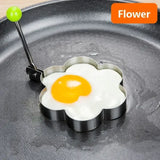 a fried egg in a pan with a fork