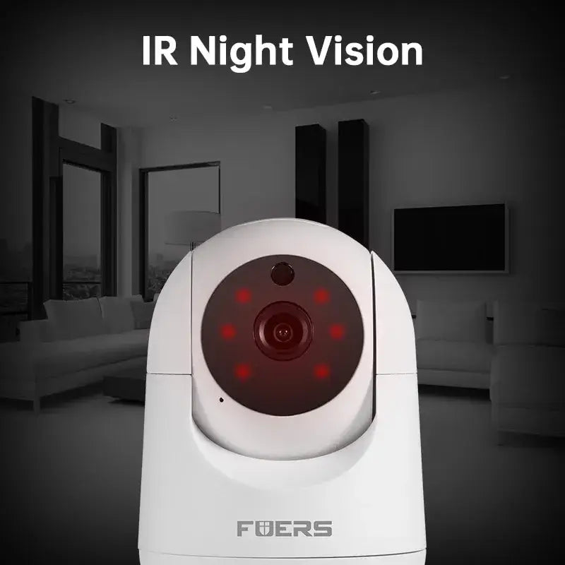 The fs night vision camera is shown in a black background