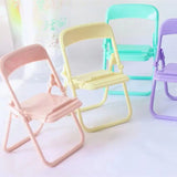 a group of plastic chairs