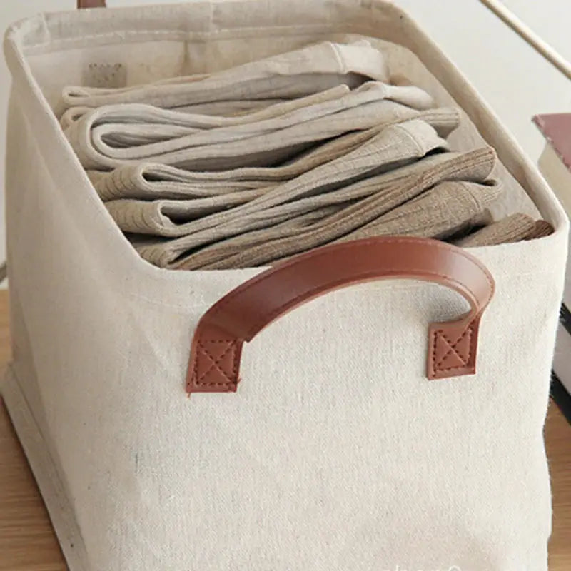 a bag with clothes inside of it