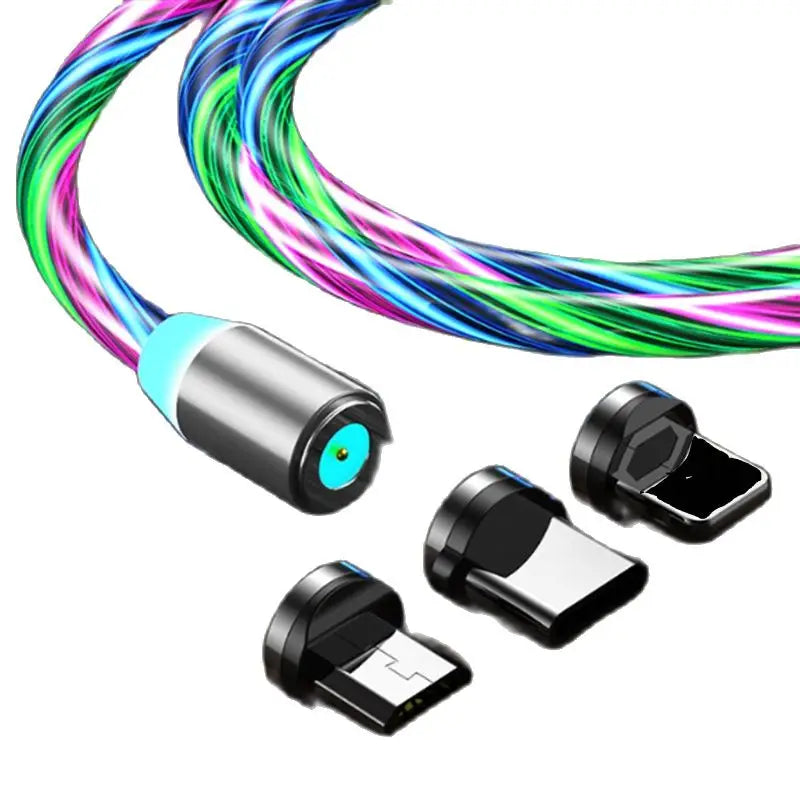 a usb cable with a colorful design