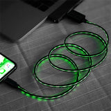 a green light is being used to create a ring