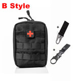 a black medical bag with a red cross on it