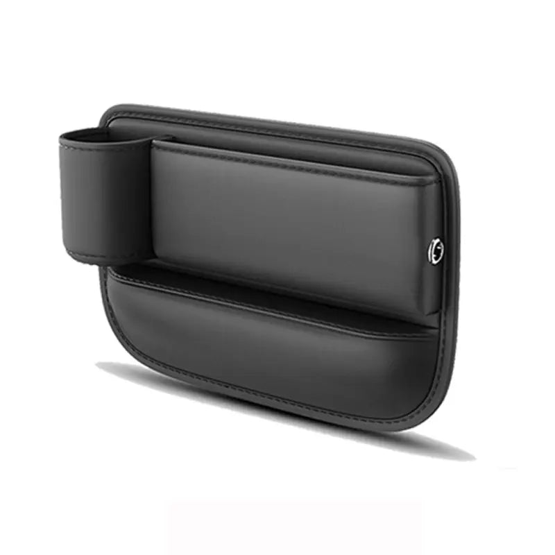 a black leather case for a cell phone