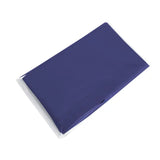 a blue envelope with a white envelope inside