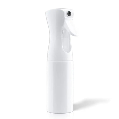 a white spray bottle with a white cap