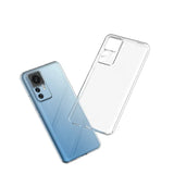 the back and front of a clear case for the samsung s9